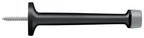 Deltana - 4" Baseboard Door Bumper; Solid Brass - Black