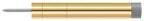 Deltana - Extension Baseboard Door Bumper; Solid Brass - Lifetime Brass