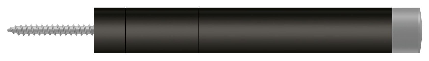 Deltana - Extension Baseboard Door Bumper; Solid Brass Secondary image