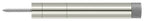 Deltana - Extension Baseboard Door Bumper; Solid Brass - Bright Nickel