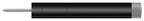 Deltana - Extension Baseboard Door Bumper; Solid Brass - Black