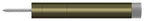 Deltana - Extension Baseboard Door Bumper; Solid Brass - Antique Brass