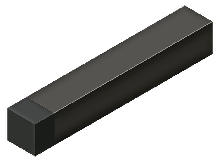 Deltana - 4" Modern Square Heavy Duty Door Bumper; Steel - Oil Rubbed Bronze