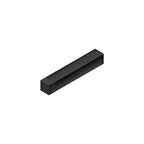Deltana - 4" Modern Square Heavy Duty Door Bumper; Steel - Black