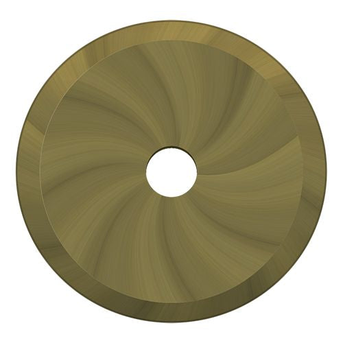 Deltana BPRK125U5 Base Plate for Knobs; 1-1/4" Diameter; Antique Brass Finish