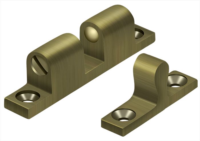 Deltana - Ball Tension Catch 1-4/5" x 3/10" - Antique Brass