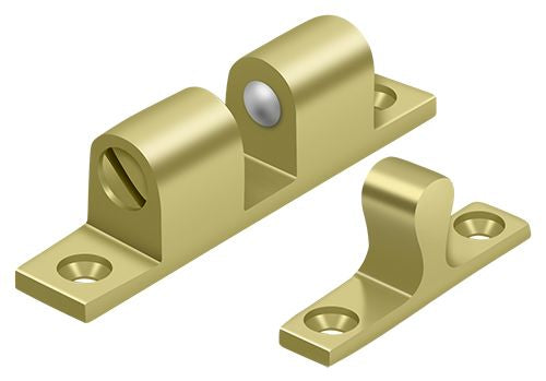 Deltana - Ball Tension Catch 2-3/10" x 2/5" - Bright Brass