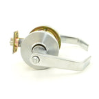 Dexter Commercial - Entry / Office Grade 1 Regular Lever Clutching Cylindrical Lock with C Keyway; 2-3/4" Backset with 1-1/8" Face; and ANSI Strike - Satin Chrome