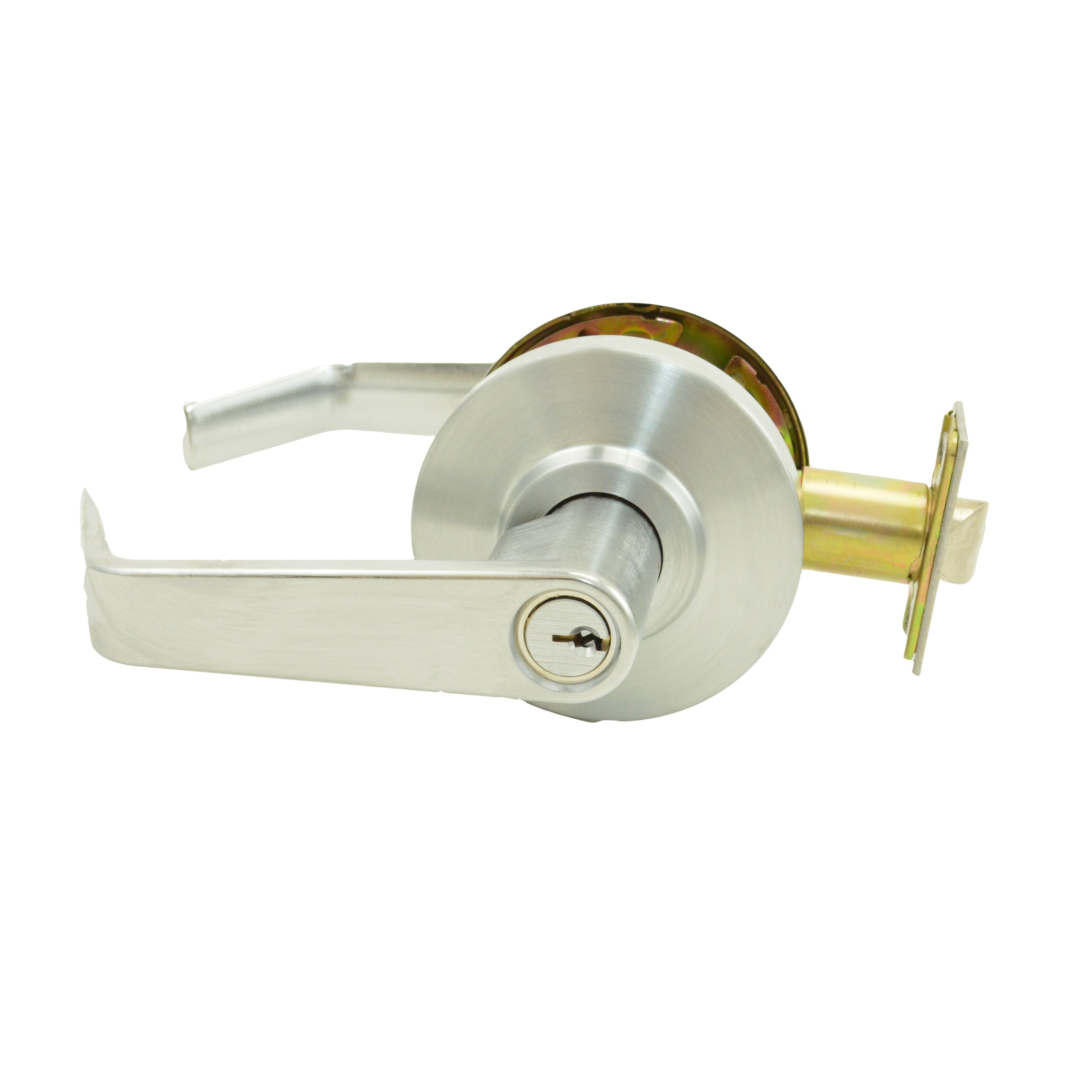 Dexter Commercial - Entry / Office Grade 2 Regular Lever Clutching Cylindrical Lock with C Keyway; 2-3/4" Backset; and ANSI Strike Secondary image