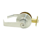 Dexter Commercial - Entry / Office Grade 2 Regular Lever Clutching Cylindrical Lock with C Keyway; 2-3/4" Backset; and ANSI Strike - Satin Chrome