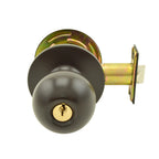 Dexter Commercial - Classroom Grade 2 Ball Knob Non Clutching Cylindrical Lock with C Keyway; 2-3/4" Backset; and ANSI Strike - Oil Rubbed Bronze
