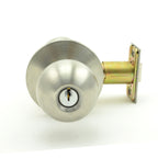 Dexter Commercial - Classroom Grade 2 Ball Knob Non Clutching Cylindrical Lock with C Keyway; 2-3/4" Backset; and ANSI Strike - Satin Stainless Steel