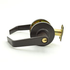 Dexter Commercial - Storeroom Grade 2 Regular Lever Clutching Cylindrical Lock with C Keyway; 2-3/4" Backset; and ANSI Strike - Oil Rubbed Bronze