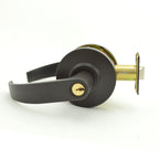 Dexter Commercial - Entry / Office Grade 2 Curved Lever Non Clutching Cylindrical Lock with C Keyway; 2-3/4" Backset; and ANSI Strike - Oil Rubbed Bronze