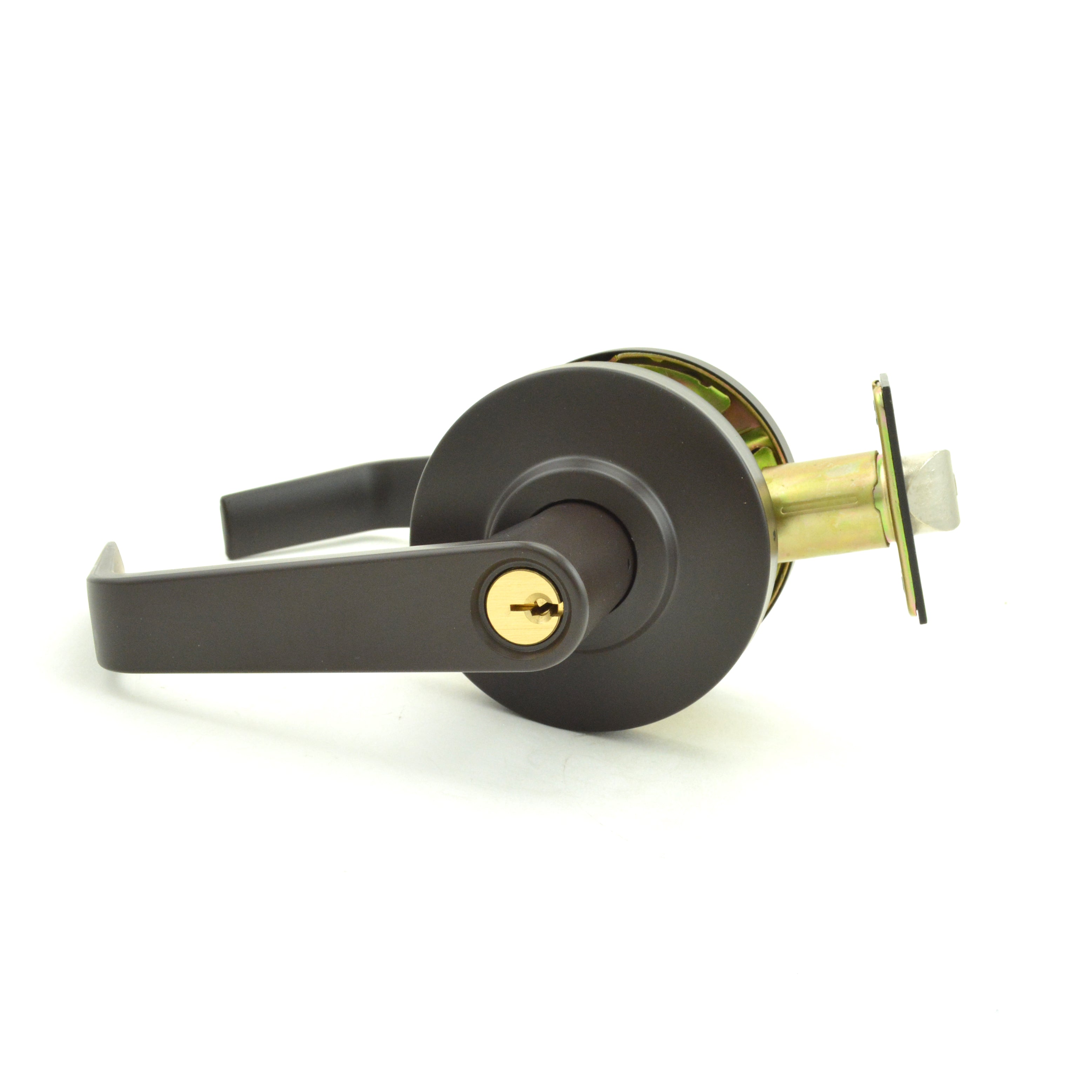 Dexter Commercial - Entry / Office Grade 2 Regular Lever Non Clutching Cylindrical Lock with C Keyway; 2-3/4" Backset; and ANSI Strike Secondary image