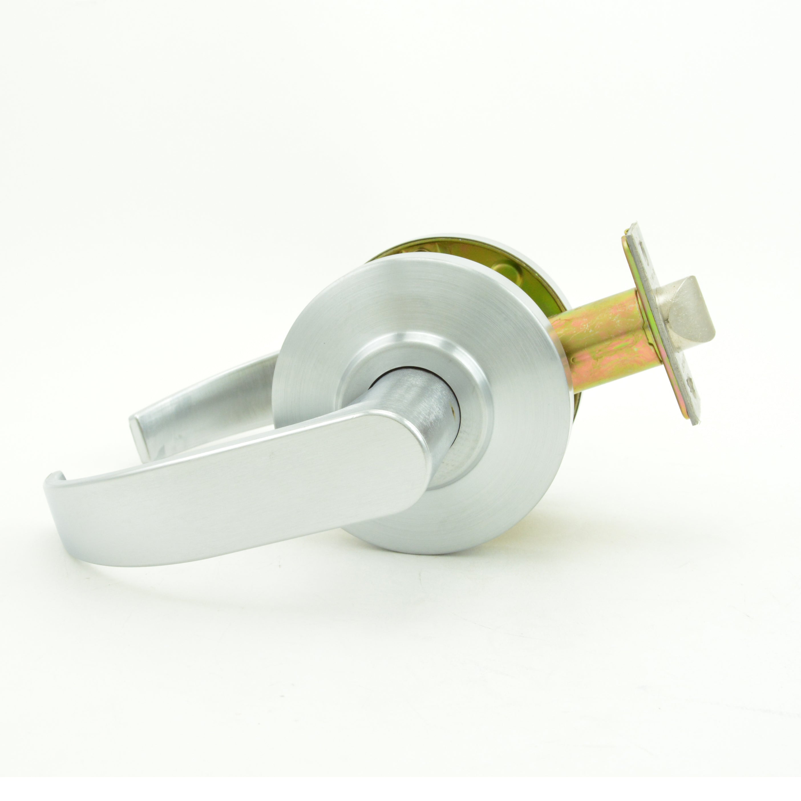 Dexter Commercial - Passage Grade 2 Curved Lever Non Clutching Cylindrical Lock with 2-3/4" Backset and ANSI Strike Secondary image