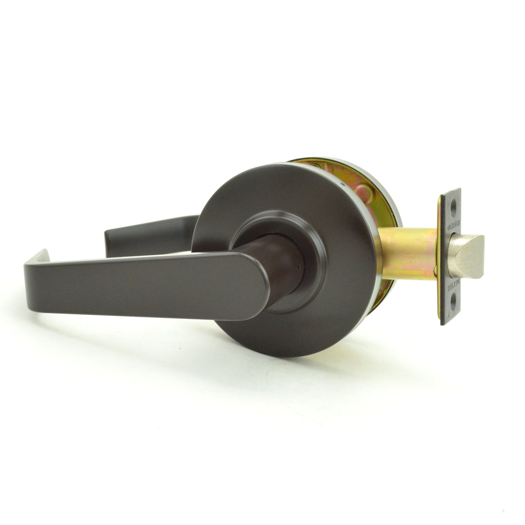 Dexter Commercial - Passage Grade 2 Regular Lever Non Clutching Cylindrical Lock with 2-3/4" Backset and ANSI Strike - Oil Rubbed Bronze