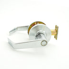 Dexter Commercial - Privacy Grade 2 Regular Lever Non Clutching Cylindrical Lock with 2-3/4" Backset and ANSI Strike - Satin Chrome