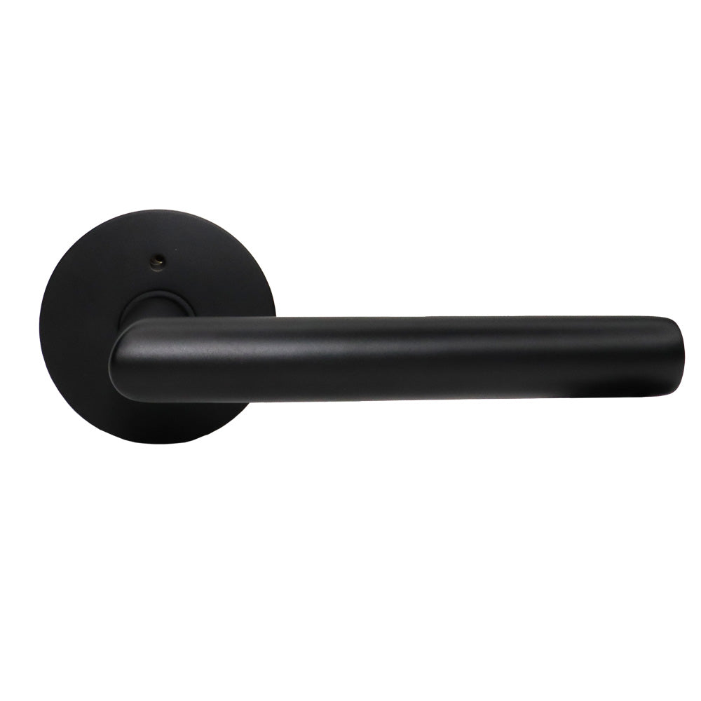 Emtek - Stuttgart Lever 2-3/8" Backset Privacy with Disk Rose with CF Mechanism for 1-3/8" to 1-3/4" Door Secondary image