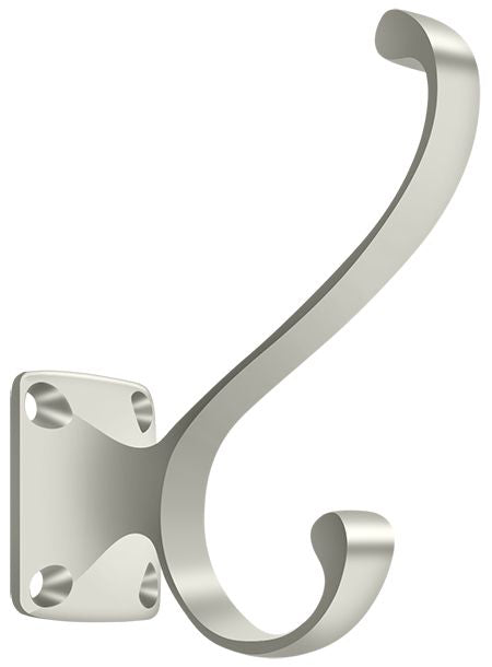 Deltana - Heavy Duty, Coat and Hat Hook, - Bright Nickel