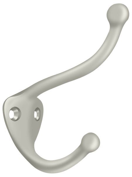 Deltana - Coat and Hat Hook, - Satin Nickel
