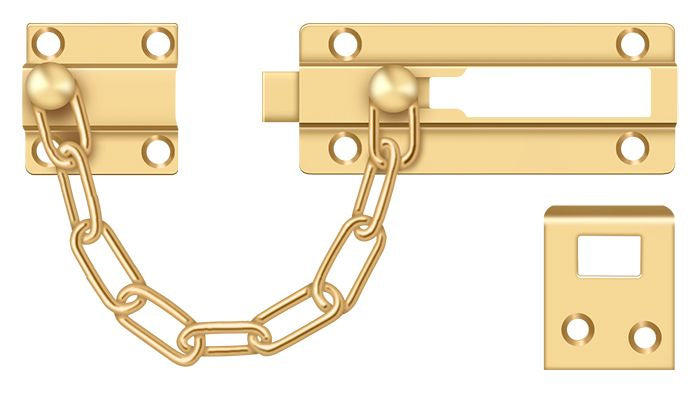 Deltana - Door Guard; Chain / Doorbolt - Lifetime Brass