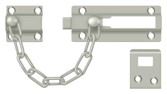 Deltana - Door Guard; Chain / Doorbolt - Satin Nickel