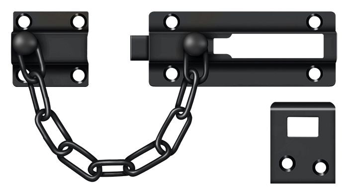 Deltana - Door Guard; Chain / Doorbolt - Black