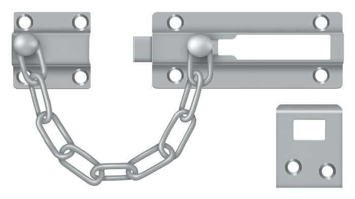 Deltana - Door Guard; Chain / Doorbolt - Satin Chrome