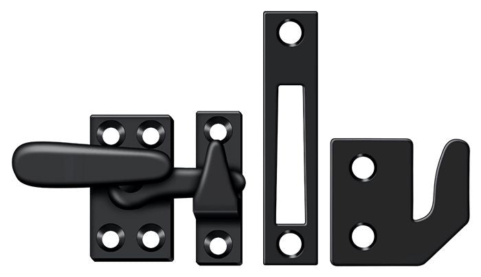 Deltana - Window Lock; Casement Fastener; Small - Black