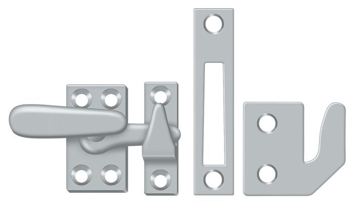 Deltana - Window Lock; Casement Fastener; Small - Satin Chrome
