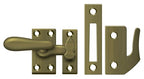 Deltana - Window Lock; Casement Fastener; Medium - Antique Brass