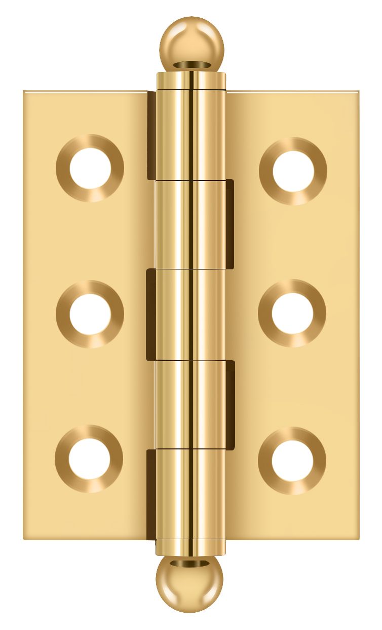 Deltana - 2" x 1-1/2" Hinge; with Ball Tips - Lifetime Brass