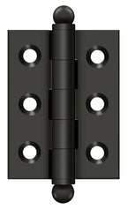 Deltana - 2" x 1-1/2" Hinge; with Ball Tips - Oil Rubbed Bronze