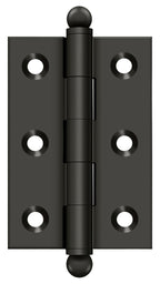 Deltana - 2-1/2" x 1-11/16" Hinge; with Ball Tips - Oil Rubbed Bronze