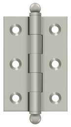 Deltana - 2-1/2" x 1-11/16" Hinge; with Ball Tips - Satin Nickel