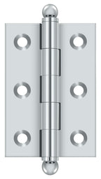 Deltana - 2-1/2" x 1-11/16" Hinge; with Ball Tips - Bright Chrome