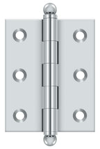 Deltana - 2-1/2" x 2" Hinge; with Ball Tips - Bright Chrome