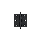 Deltana - 2-1/2" x 2-1/2" Hinge; with Ball Tips - Black