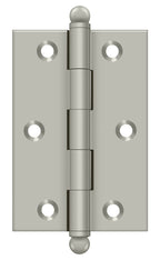 Deltana - 3" x 2" Hinge; with Ball Tips - Satin Nickel