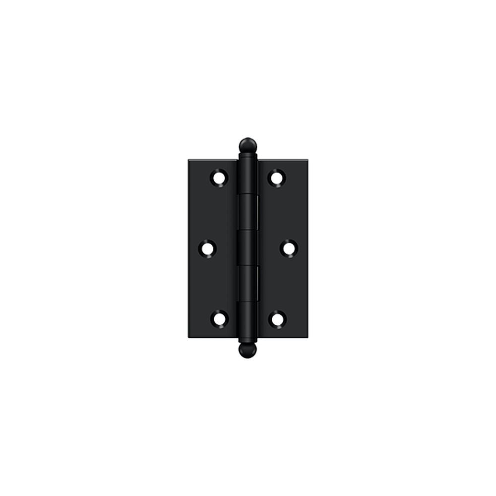 Deltana - 3" x 2" Hinge; with Ball Tips - Black