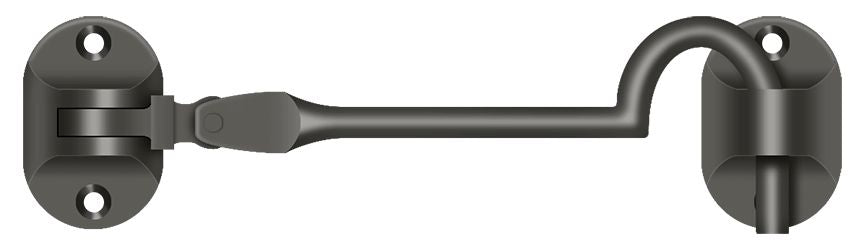 Deltana - Cabin Hooks; British Style; 4" - Oil Rubbed Bronze