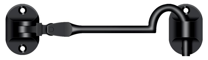 Deltana - Cabin Hooks; British Style; 4" - Black