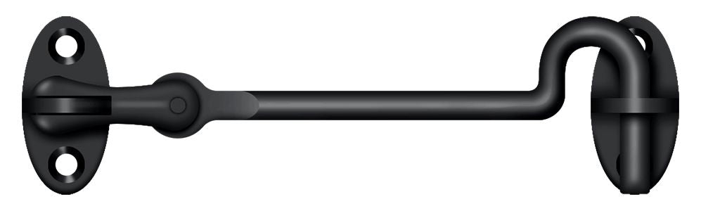 Deltana - Cabin Swivel Hooks; 4" - Black