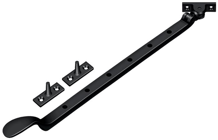 Deltana - 13" Colonial Casement Stay Adjuster - Black