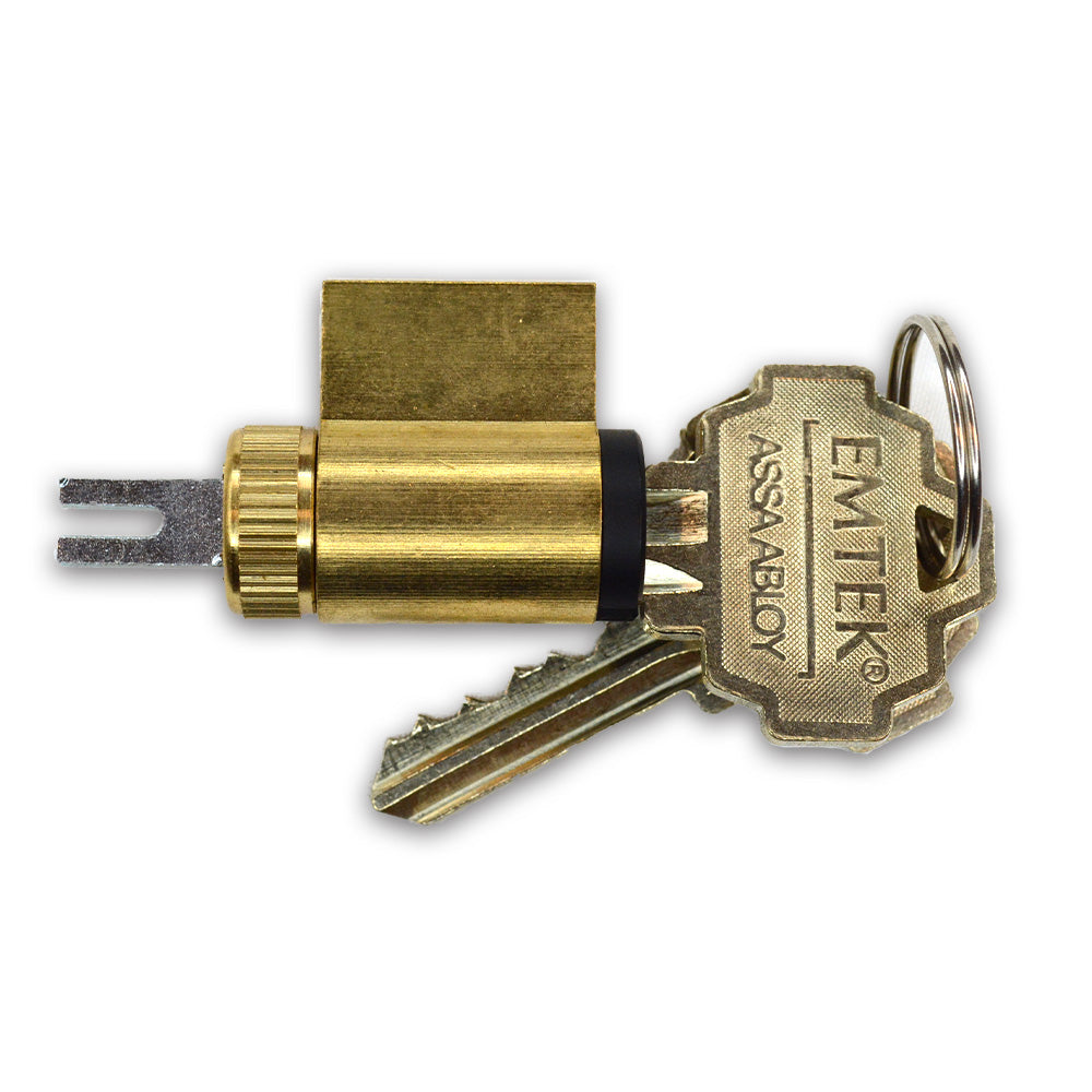 Emtek CY4-PSCHCTOS5-FB Deadbolt Double Outside Cylinder for FB; US19 and FBS Finishes Main image