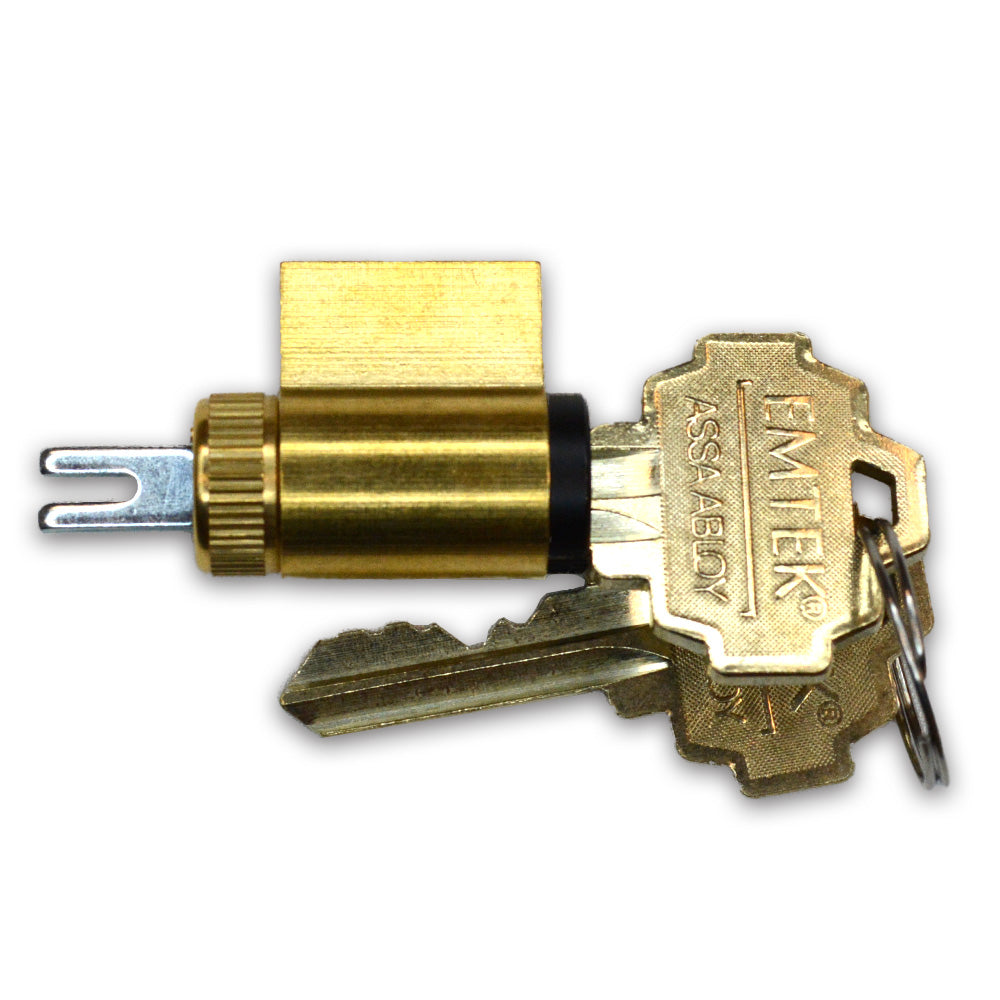 Emtek CY4-PSCHCTOS5-US10B Deadbolt Double Outside Cylinder for US10B and MB Finishes Main image