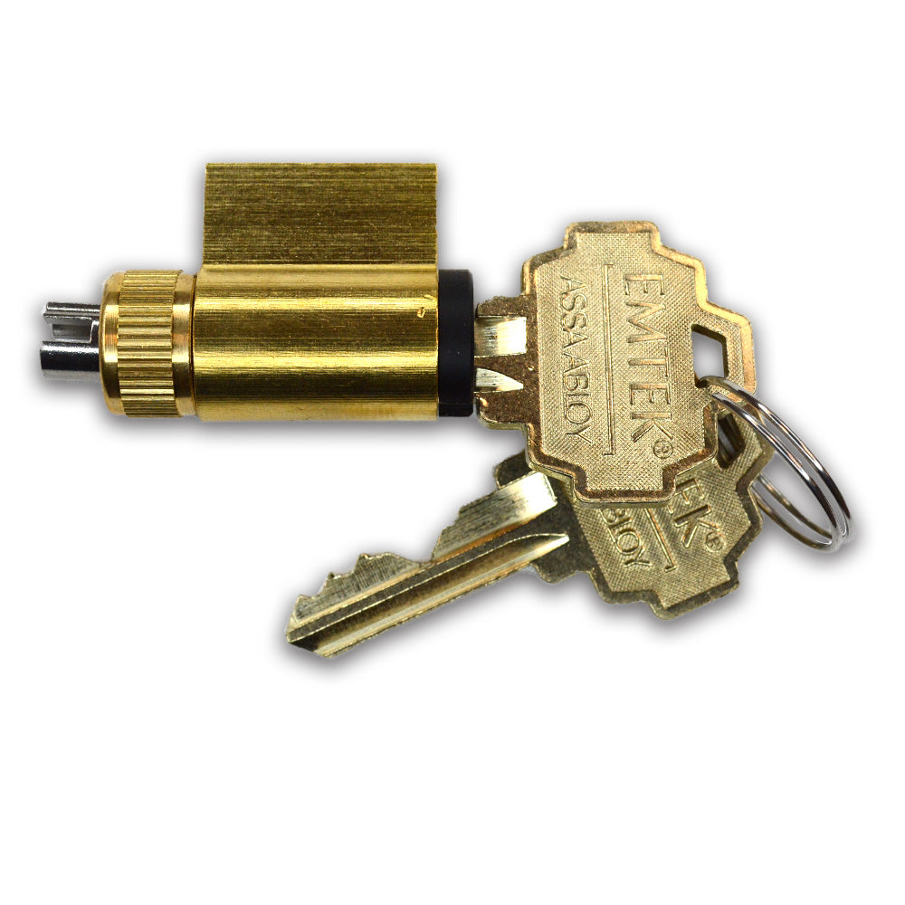 Emtek CY4-PSCHCTS2-FB Key in Knob or Lever, Single Keyed, Schlage C Cylinder for FB, US19 and FBS Finishes Main image