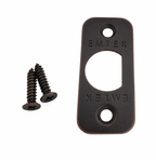 Emtek 83231US Radius Corner Faceplate and Screws for Passage or Privacy Latch