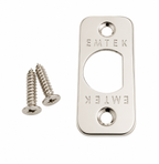 Emtek 83231US Radius Corner Faceplate and Screws for Passage or Privacy Latch